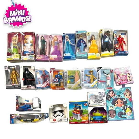 Zuru Mini Brands Disney Bundle Lot (24 Pieces) - Picture 1 of 7